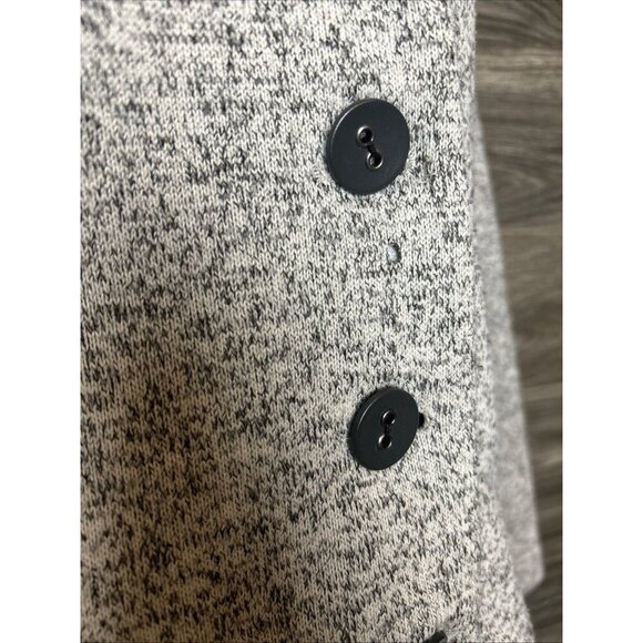 Merrel Women’s Grey Cream Medium Button Up Jacket shacket Size M - Picture 6 of 12